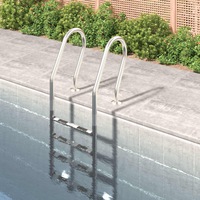 Pool Ladder 54x38x184.5 cm 304 Stainless Steel vidaXL