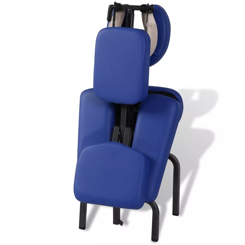 Blue Foldable & Portable Massage Chair MyDeal
