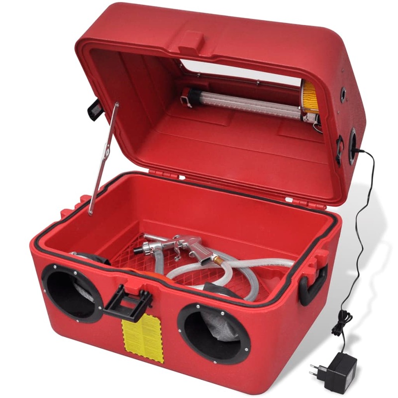 Portable Air Sand Blaster 15 Gallon Pressure Abrasive Sandblasting Tool