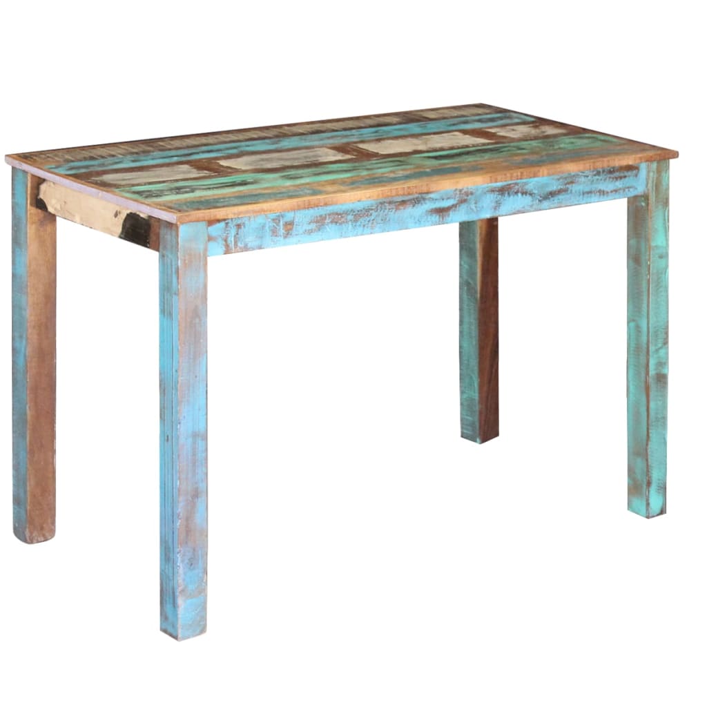 Dining Table Solid Reclaimed Wood 115x60x76 cm vidaXL