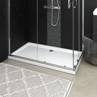 Rectangular ABS Shower Base Tray White 70x120 cm vidaXL