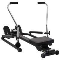 Rowing Machine 5 Level Hydraulic Resistance vidaXL
