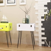 Side Cabinet 40x30x57 cm White vidaXL