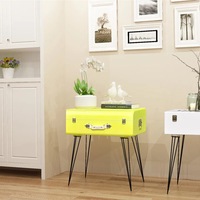 Side Cabinet 49.5x36x60 cm Yellow vidaXL