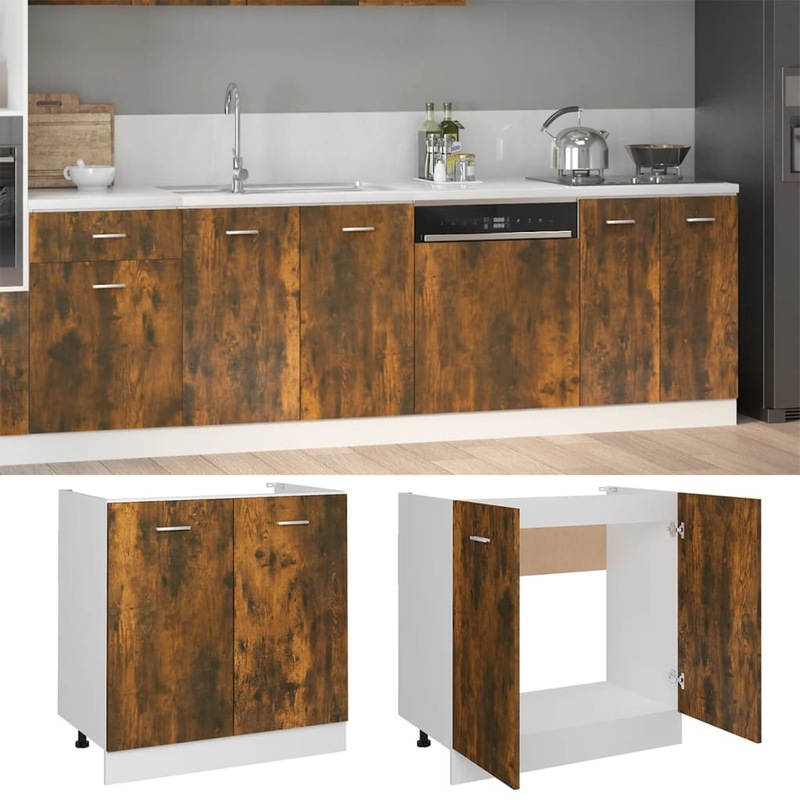 Buy Sink Bottom Engineered Wood Kitchen Cupboard Multi Colours