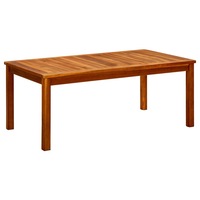Garden Coffee Table 110x60x45 cm Solid Acacia Wood vidaXL