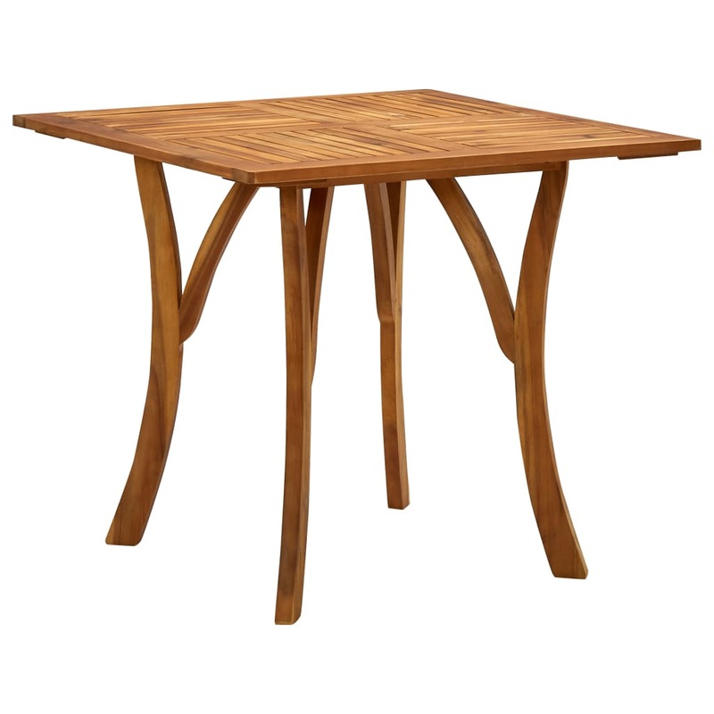 Buy Garden Table 85x85x75 cm Solid Acacia Wood MyDeal