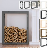 Solid Wood Pine Firewood Rack Lumber Storage Carrier Shed Multi Sizes vidaXL