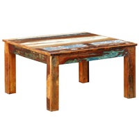 Coffee Table Square Reclaimed Wood vidaXL