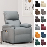 Lift Chair Massage Chair Lift Recliner Chair Armchair Adjustable Fabric vidaXL