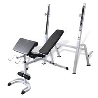 Multi-exercise Workout Bench vidaXL