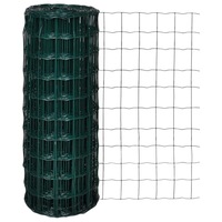 Euro Fence Steel 25x1.0 m Green vidaXL