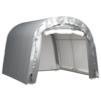 Storage Tent 300x300 cm Steel Grey vidaXL