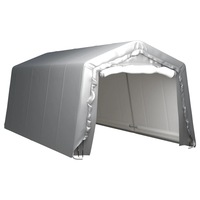 Storage Tent 300x600 cm Steel Grey vidaXL