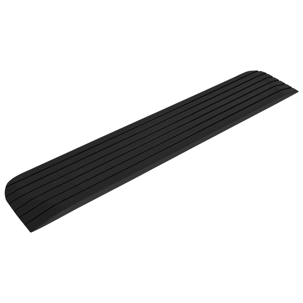 Threshold Ramp 110x21x2.5 cm Rubber vidaXL Australia