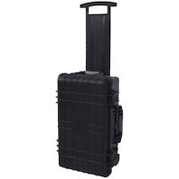 Wheel-equipped Tool/Equipment Case with Pick & Pluck vidaXL