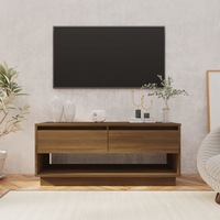 TV Cabinet Brown Oak 102x41x44 cm Engineered Wood vidaXL