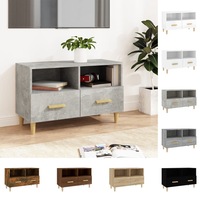 TV Cabinet Engineered Wood Entertainment Unit TV Stand Multi Colours vidaXL