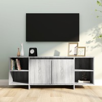 TV Cabinet Grey Sonoma 130x35x50 cm Engineered Wood vidaXL