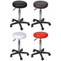 1/2x Office Stool PU Leather Adjustable Swivel Seat Chair Multi Colours vidaXL