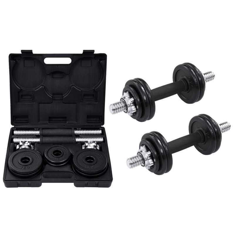 19 Piece Dumbbell Set 15 Kg Cast Iron - Fitness World Wide