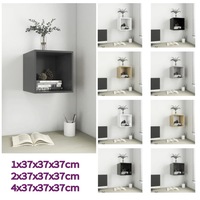 1x/2x/4x Hanging Wall Storage Cabinet Shelf Engineered Wood Multi Colours vidaXL