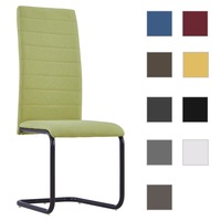 2/4/6x Dining Chairs Fabric Dinner Room Seat Furniture Multi Colours vidaXL