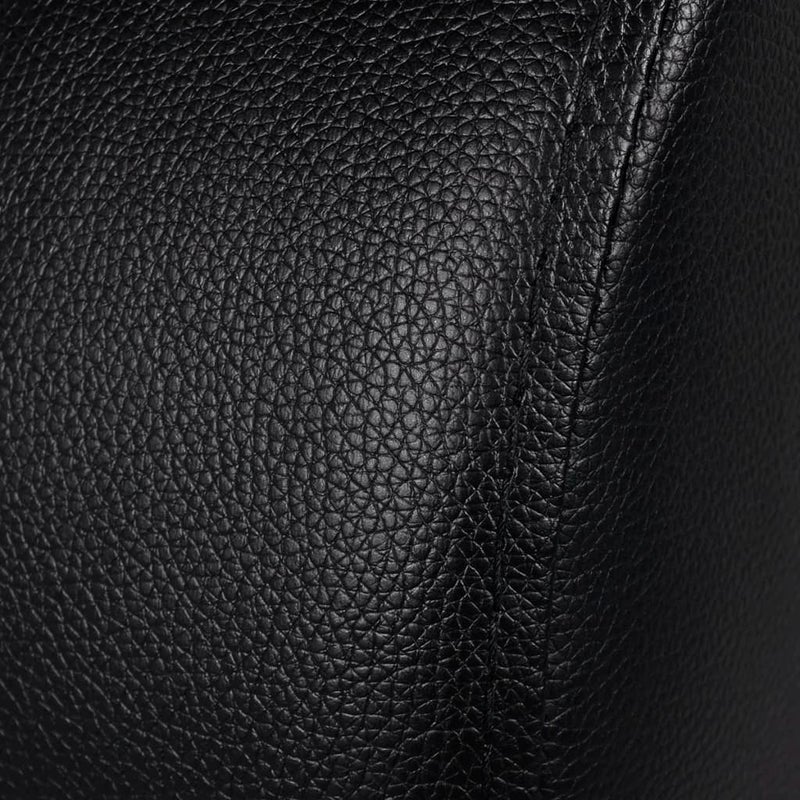 Buy Recliner 2-seat Artificial Leather Black vidaXL - MyDeal