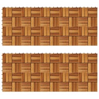 Decking Tiles 30 x 30 cm Acacia Set of 20 vidaXL