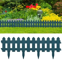 Lawn Edgings 25 pcs Green 10 m PP vidaXL
