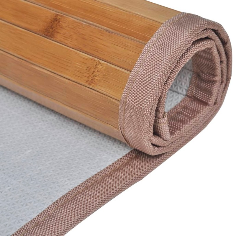 Buy 2 Bamboo Bath Mats 40 x 50 cm Brown vidaXL - MyDeal