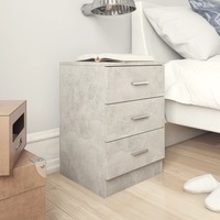 Bedside Cabinets 2 pcs Concrete Grey 38x35x56 cm Engineered Wood vidaXL