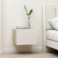 Bedside Cabinets 2 pcs White and Sonoma Oak 40x30x30 cm Engineered Wood vidaXL