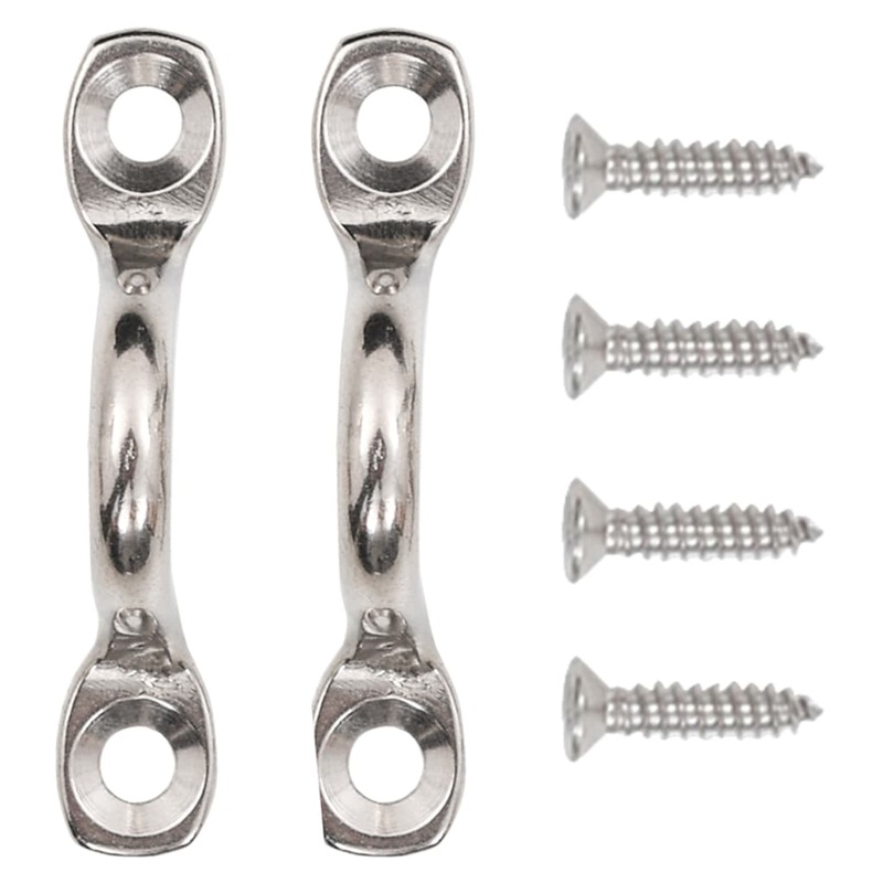 Bimini Top Straps 2 pcs Fabric and Stainless Steel MyDeal