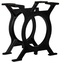 Coffee Table Legs 2 pcs O-Frame Cast Iron vidaXL
