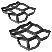 Pavement Mold for the Garden 42 x 42 x 4 cm Set 2 pcs vidaXL