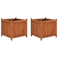 Raised Beds 2 pcs 50x50x50 cm Firwood vidaXL