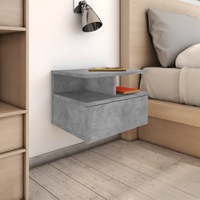 Floating Nightstands 2 pcs Concrete Grey 40x31x27 cm Engineered Wood vidaXL
