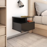 Floating Nightstands 2 pcs High Gloss Black 40x31x27 cm Engineered Wood vidaXL
