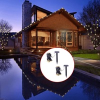 LED Solar String Lights 2 pcs Warm White vidaXL