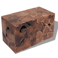 Stools/Coffee Table Solid Teak vidaXL