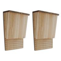 Bat House 22x12x34 cm Set of 2 vidaXL