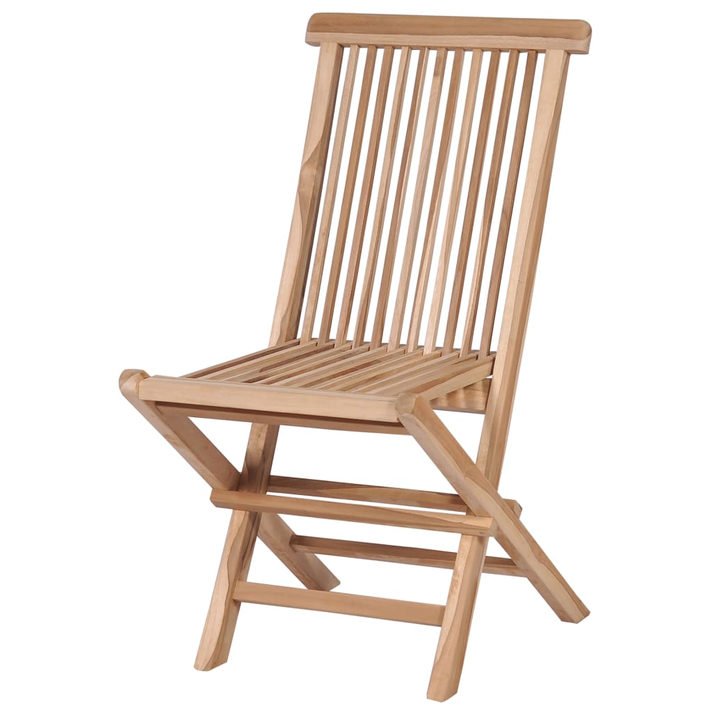 Buy 3 Piece Folding Bistro Set Solid Teak Wood - MyDeal