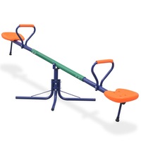 360-Degree Rotating Seesaw Orange vidaXL