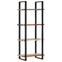 4-Tier Bookcase 80x40x180 cm Solid Reclaimed Wood vidaXL