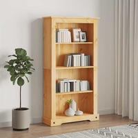 4-Tier Bookcase Mexican Pine Corona Range 80x29x150 cm vidaXL
