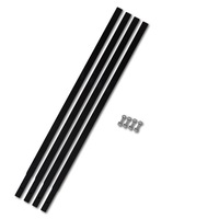 Ground Drill Extension Tube 4 x 1 m Tube Connection Steel vidaXL