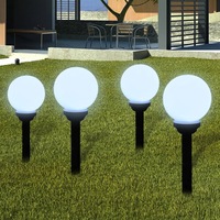 Outdoor Pathway Lamps 4 pcs LED 15 cm with Ground Spike vidaXL