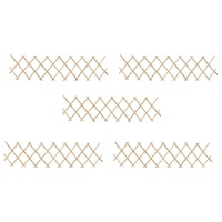 Trellis Fences 5 pcs Firwood 180x30 cm vidaXL