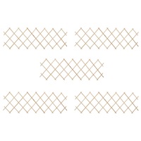 Trellis Fences 5 pcs Firwood 180x60 cm vidaXL